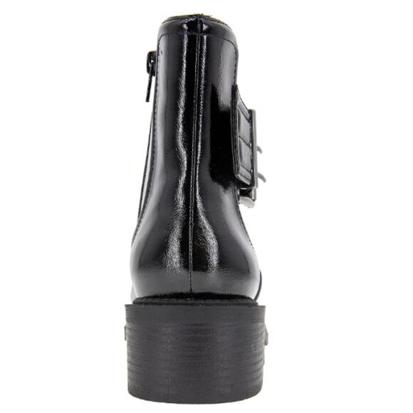 NEW BCBGeneration Women's Bovee Buckle Detail Bootie Black Size 7 Round Toe - Picture 4 of 4